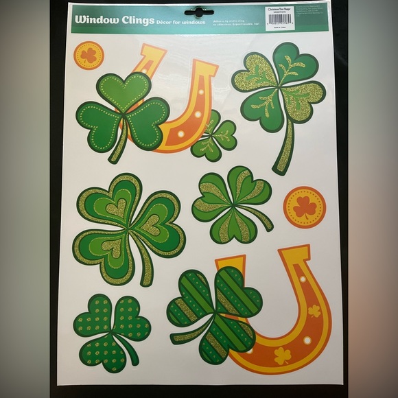 🌺St. Patrick’s Day Window Clings - Picture 1 of 1